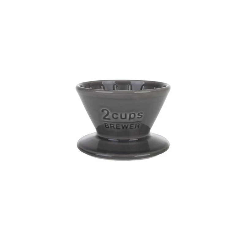 Kinto SCS Brewer Filterhalter 2 Tassen Grau