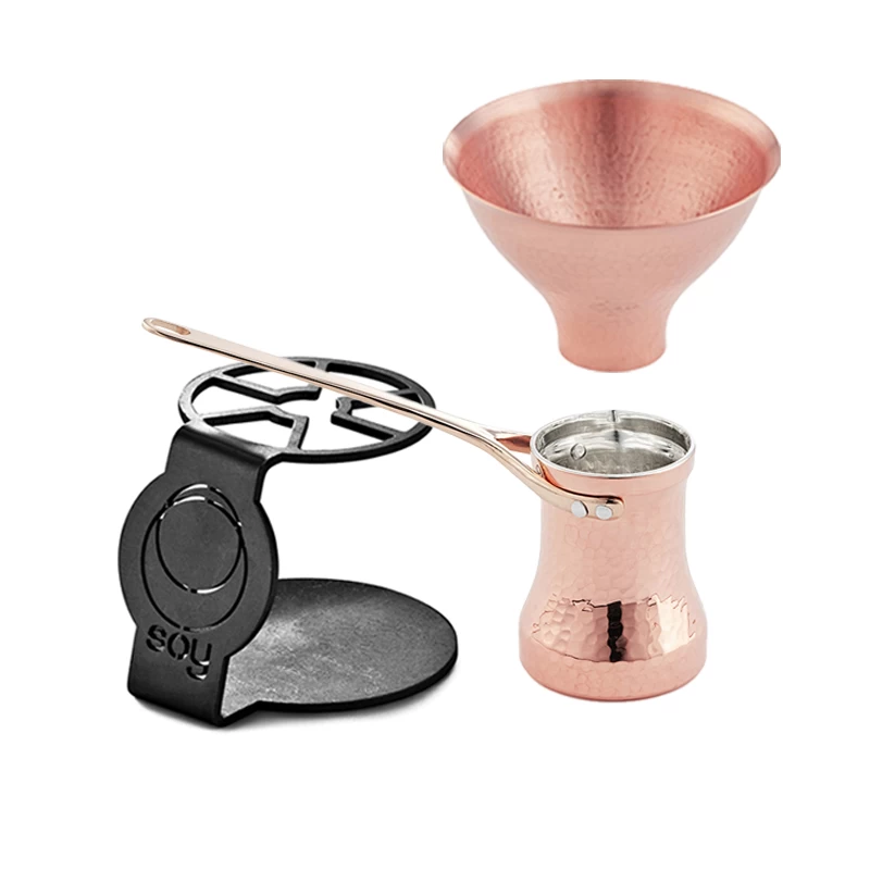 Bundle Cezve Linkshänder, Station Und Trichter