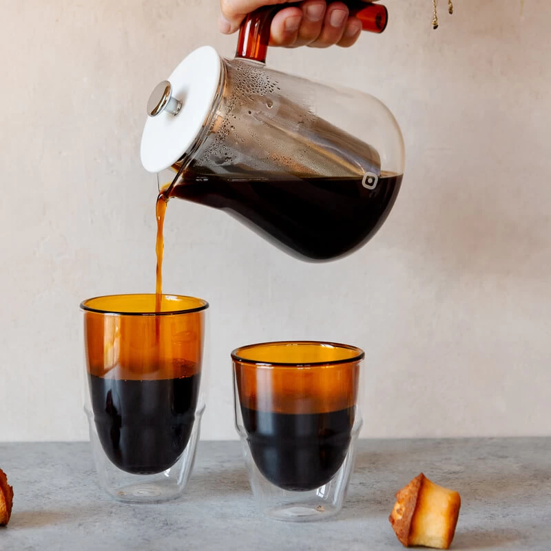 Stack Thermo Glass 300 Ml Semi-Amber – Bild 3