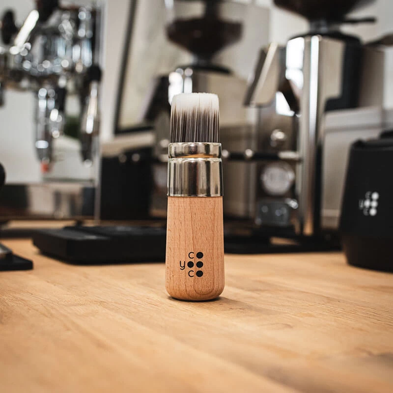 Barista Pinsel Groß Holz – Bild 2
